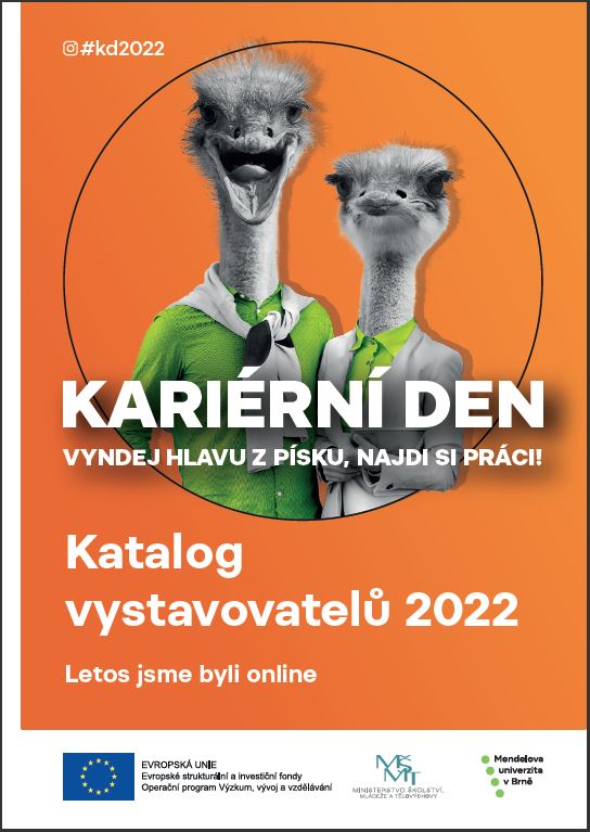 Katalog vystavovatelů 2022 - Kariérni den 2022 na MENDELU